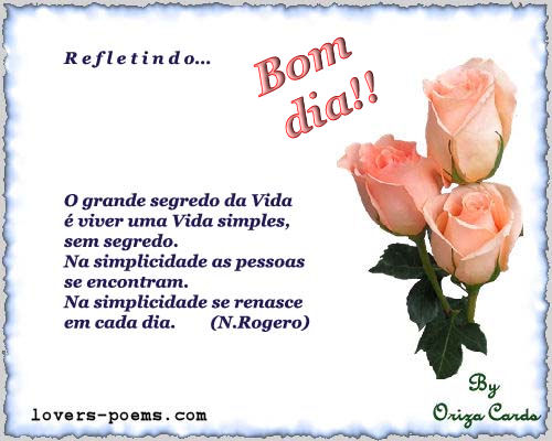 Bom dia!...  carregando...