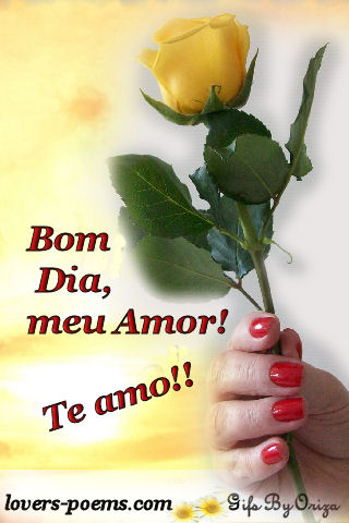 Bom dia, te amo!